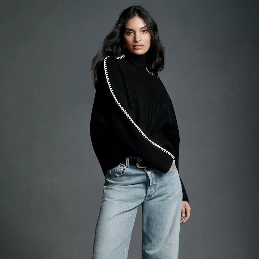 Rag & Bone Ingrid Turtleneck Sweater Black